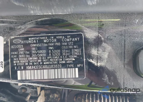 2024 Genesis Gv80 3.5T Awd from USA, damaged, VIN KMUHCESC4RU183839